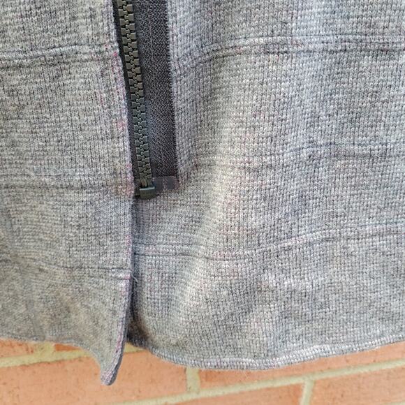 Title Nine Gray Swacket Wool Blend Sweater Jacket Medium - Picture 6 of 9
